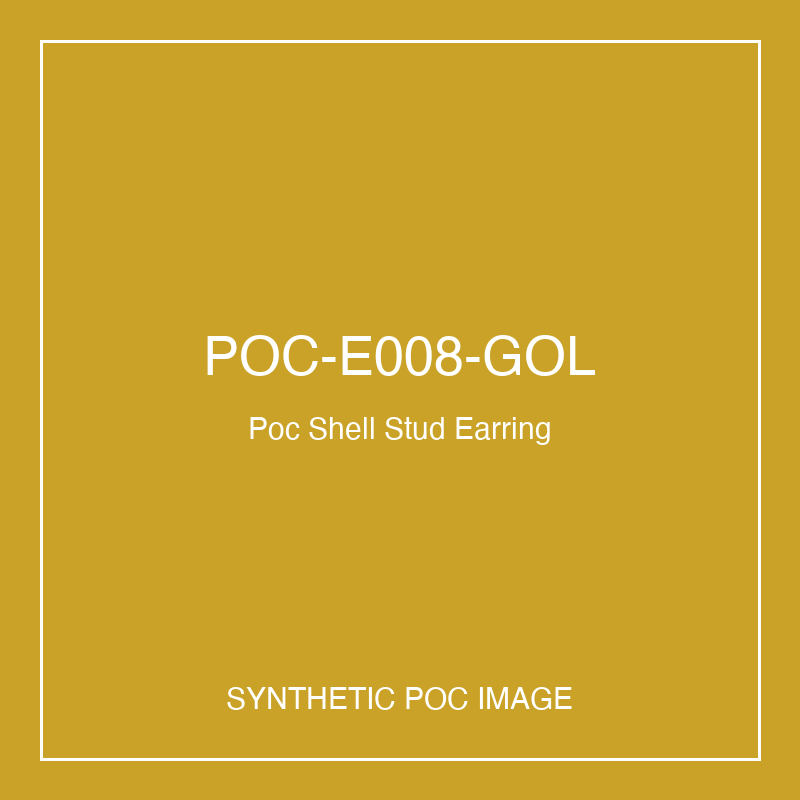 Poc Shell Stud Earring