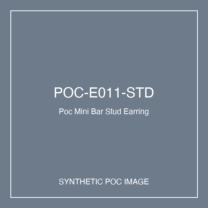 Poc Mini Bar Stud Earring