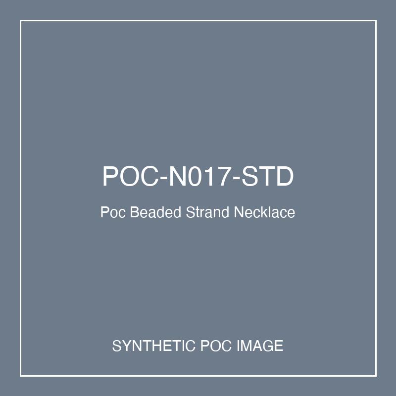 Poc Beaded Strand Necklace