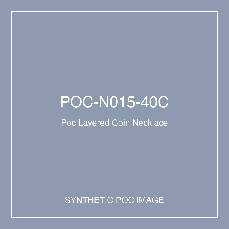 Poc Layered Coin Necklace