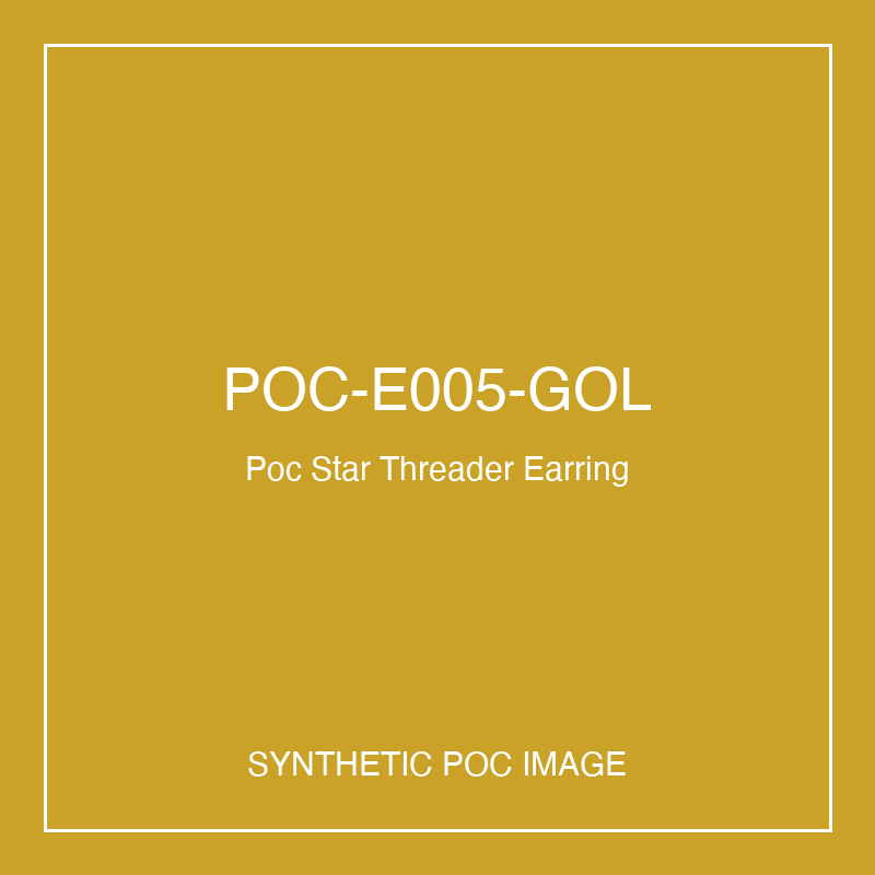 Poc Star Threader Earring