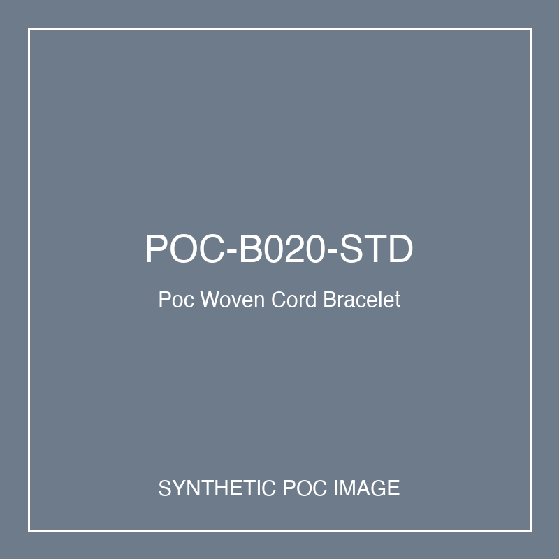 Poc Woven Cord Bracelet