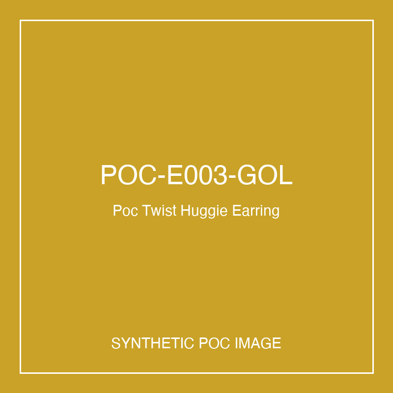 Poc Twist Huggie Earring